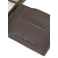 thumbnail image 3 of Tommy Hilfiger Two Tone Brown Smooth Stitch Leather Bifold Passcase Wallet, 3 of 7