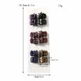 thumbnail image 3 of HOOUN 1.5cm 12Pcs/Set Small Hair Claw Clips Plastic Mini Hairpins for Womens Headwear-6, 3 of 7