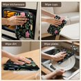 thumbnail image 5 of 4 Pcs Funny Kitchen Towels,Pioneer Flower Floral Print Pattern Microfiber Dish Towels,Kitchen Tea Towels,Kitchen Towel Set (18" X 26"), 5 of 7