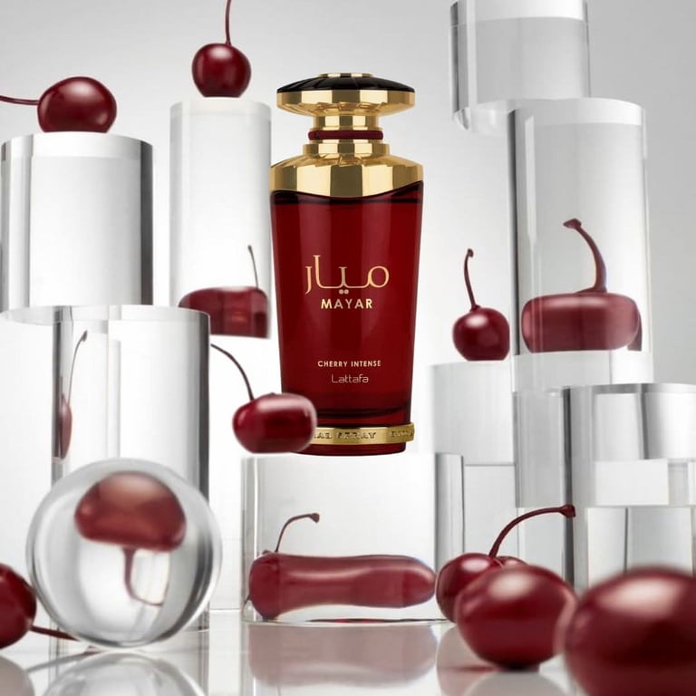 Lattafa Mayar Cherry Intense EDP Perfume, 3.4 oz, Long Lasting