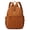 Orange, variant on Mini Backpack for Women, Nylon Small Fashion Purse Crossbody Sling Bag Convertible Backpack for Casual Shopping Daypack