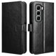 thumbnail image 1 of For Infinix Hot 50 Pro 4G X6881 Case Crazy Horse Texture PU Leather Phone Wallet Cover - Black, 1 of 5