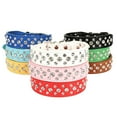 thumbnail image 5 of Rhinestone PU Leather Crystal Diamond Pet Dog Cat Puppy Collar Black, 5 of 5