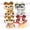 ZH1, variant on 4 PCS Minilpsshop Little Pet Toys Figure Collie #2210 #1262 #58 #67 with Cute Accessories,Collectable lps Pets