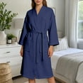 thumbnail image 2 of Yuncity Women's Nightgowns Lightweight Kimono Robe Long Sleeve Soft Bathrobe Elegant Homewear Cozy Pajamas Pjs Sleepwear S-Xxxl, 2 of 6
