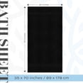thumbnail image 5 of White Classic Hotel Collection 650 Gsm Cotton Bath Sheet Towels, Oversized Bathroom Towels, Black, 35 x 70, 2 Pack, 5 of 9