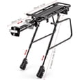 thumbnail image 3 of Rear Bike Rack - Heavy Duty Cargo  with Quick Release Mount for 24-29 Inch Bicycles, 60lbs Capacity Aluminum Pannier Rack, 3 of 6