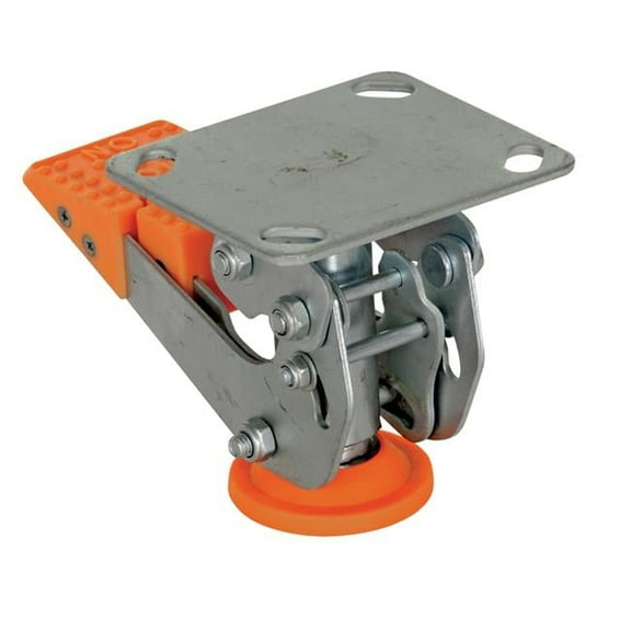 4.62-5.75 in. Steel & Polyurethane Floor Locks