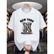 thumbnail image 2 of Men'S Casual Crew Neck T-Shirt, New York Basketball Print, Slight Stretch, Summer Sports Leisure Style, Fashionable Round Neck Top for Daily Wear - 180gsm, 2 of 7