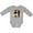 AC-Heather Grey, variant on Inktastic Surfing Retro Sunset for Surfer Boys or Girls Long Sleeve Baby Bodysuit