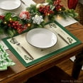 thumbnail image 7 of mubwai Xmas Pine Winter Placemats Set of 4, 12x18 Inch Christmas Table Mats for Table Runner Party Kitchen Dining Decoration, 7 of 7