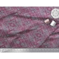 thumbnail image 3 of Soimoi Silk Fabric Geometric Check Print Sewing Fabric Yard 42 Inch Wide, 3 of 3