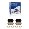 thumbnail image 4 of Detroit Axle - 10pc Brake Kit for Audi 2012-2013 A5, 2012 A5 Quattro, Drilled Slotted Disc Brake Rotors Ceramic Brakes Pads with Hardware Replacement : 12.60" inch Front and 12.99" inch Rear Rotors, 4 of 8