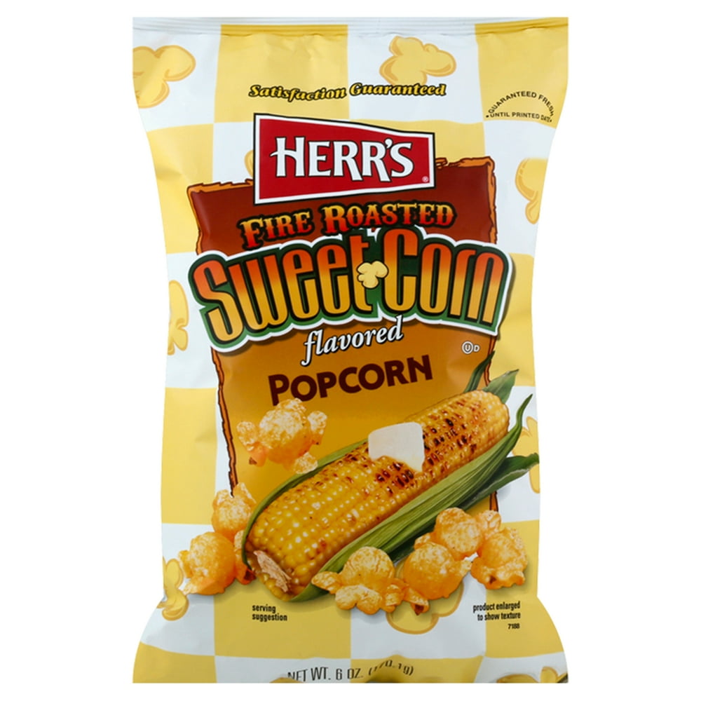 Herr's Sweet Corn Flavored Popcorn, 6 oz