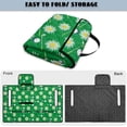 thumbnail image 4 of SEANATIVE Golf Cart Seat Covers for 2-Person Seats, Suitable for EZGO, Yamaha, Club Car and More, Scratch-resistant Club Car Accessory for Pet Dog Cat, Daisy Golf Ball Print Green, 4 of 7