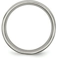 thumbnail image 3 of Chisel Titanium Brushed Center 4.2mm Roman Numerals Band - Ring Size 8.0, 3 of 8