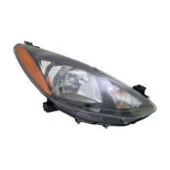 Right Headlight Assembly - Compatible with 2011 - 2014 Mazda 2 Hatchback 2012 2013