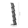 thumbnail image 2 of 5 Tier Bookshelf Foldable Magazine Holder Brochure Display Stand Storage Rack, 2 of 12
