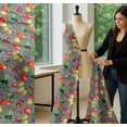 thumbnail image 5 of Soimoi Cotton Poplin Fabric Leaves & Mix Vegetable Print Fabric by Yard 56 Inch Wide, 5 of 7