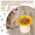 thumbnail image 4 of Keyohome Mushroom Raised Cat Bowl Cute Elevated Cat Bowl Wide Shallow Mushroom Food Dish 300ml Pet Food Dish Resin Elevated Dog Feeder for Home Travels, 4 of 10