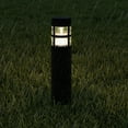 thumbnail image 5 of Pure Garden Set of 8 LED Solar Path Bollard Lights for Landscape (Black), 5 of 6