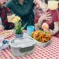 thumbnail image 1 of Chauffe-plat Portable Isolé, Contenant de Repas pour Voyage en Plein Air, Camping, Randonnée avec Température Réglable et Batterie Rechargeable, 1 of 5