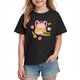 thumbnail image 5 of Blusas y camisas de manga corta con cuello redondo para niños y niñas, camisetas gráficas de manga corta, blusas con estampados bonitos para la temporada escolar., 5 of 9