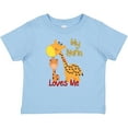 thumbnail image 3 of Inktastic My Nana Loves Me Giraffe Boys or Girls Baby T-Shirt, 3 of 5