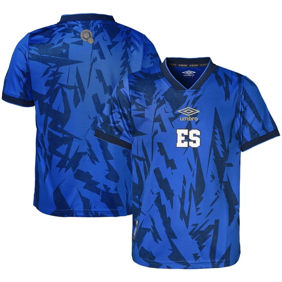 Youth Umbro  Blue El Salvador National Team 2023 Home Replica Jersey