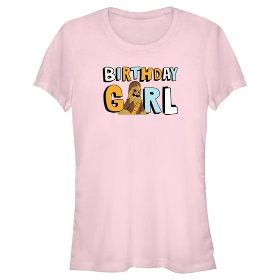 Junior's Star Wars Chewbacca Birthday Girl Graphic T-Shirt