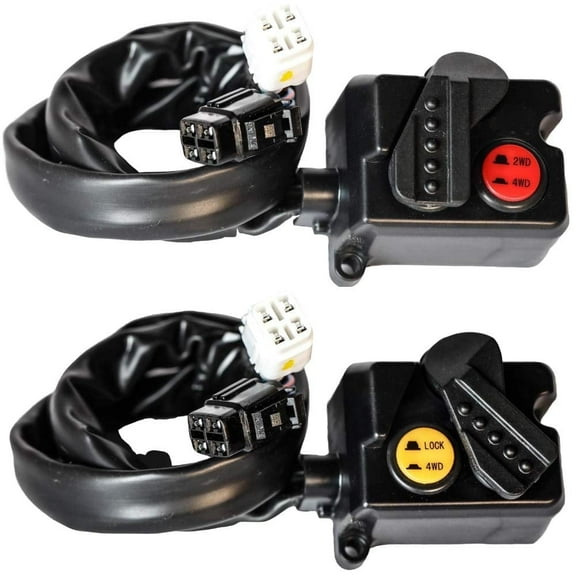 Four Wheel Drive Push Button Switch Compatible with Yamaha 2002-08 Grizzly 660 & 2003-07 Kodiak 450 - Part #'s - 5KM-83976-01-00 / 5KM-83976-00-00