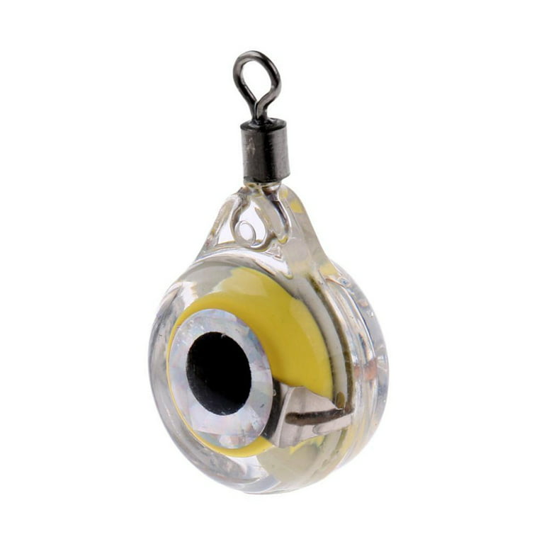 LED Deep Drop Fishing Lights - Fishing Spoons Underwater Flasher Diamond Lights  Trolling Lures Halibut Rig,1PCS 