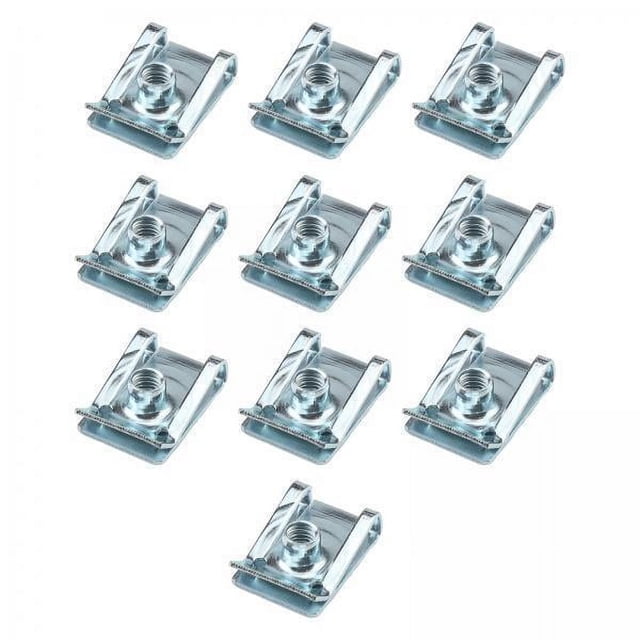 koolsoo 5X 10 Pièces M5 Clip Écrou Acier pour Pièces de Rechange de Voiture Installation Facile