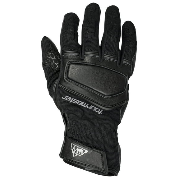 Tourmaster Select Mens Textile Motorcycle Gloves Black 3XL