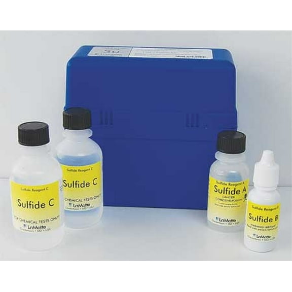LAMOTTE 3654-02-SC SMART Reagent,Sulfide,0 to 1.5PPM,PK50