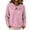 Pink, variant on Ovbmpzd Plus Size Women's Sweaters Bow Black Pullover Sweaters Cowl Neck Casual Long Sleeve Tops,L