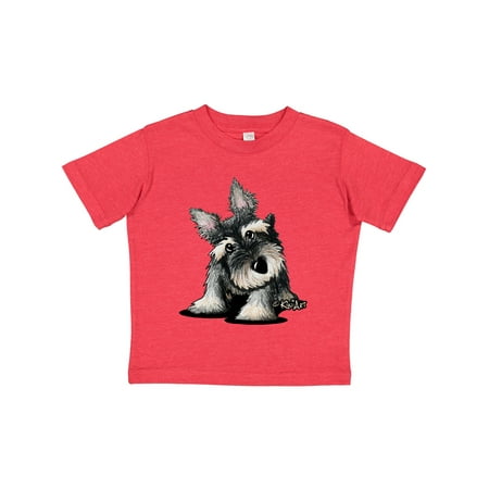 

Inktastic Curious Schnauzer Gift Toddler Boy or Toddler Girl T-Shirt