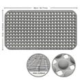 thumbnail image 5 of Extra Soft Non-Slip Bathtub Mat, 27"x15" TPR Shower Mat with Suction Cups, Bath Mat for Elderly/Kids, Machine Washable & Fast Drainage, Foot Massage Design, 5 of 5