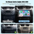 thumbnail image 2 of Radio estéreo de coche Leadfan para Nissan Sentra 2013-2019 10.1, 2 of 9