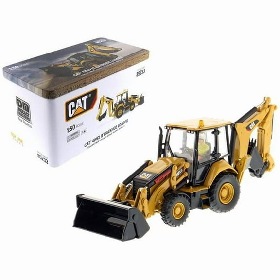 1-50 Scale CAT Caterpillar 420F2 IT Backhoe Loader with Operator High Line Series Diecast Model