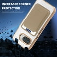 thumbnail image 6 of 2 in 1 Wallet Case for Google Pixel 9A, Compatible with Magsafe Clear Shockproof Magnetic Phone Case with Card Holder Bumper Anti-Yellowing Protective Cover for Google Pixel 9A,Desertgold, 6 of 8