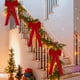 thumbnail image 5 of Red Bow Red Velvet Christmas Party Indoor Garland Christmas Tree Decoration Bow, 5 of 6
