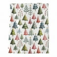 thumbnail image 1 of Hearth & Gear Festival Blanket Winter Watercolor Lightweight Soft And Comfortable Blanket Flannel Microfiber Sofa Bed Blanket Throw Blanket Full Size Bed Blankets Full Size Throw Blankets for Women, 1 of 2