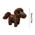 thumbnail image 3 of Chinese Zodiac Horse-Themed Plush Toy With Faux Leather Accents, Stuffed Horse Doll For Big Kids Teens, Soft Plush Body With Fluffy Mane Tail, Ideal Gift For Girls’ Birthdays Or, 3 of 7