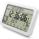 thumbnail image 2 of 2X Reloj de Pared Digital, Reloj Digital A Batería, Reloj de Escritorio de 8 Pulgadas con Temperatura, Humedad, Día y Fecha para Oficina en Casa, 2 of 5