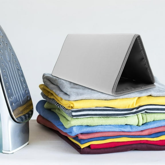 PBPBOX Wall Mount Ironing Board Holder with Heat Insulating Pad for Clothes Small Foldable Iron Stand