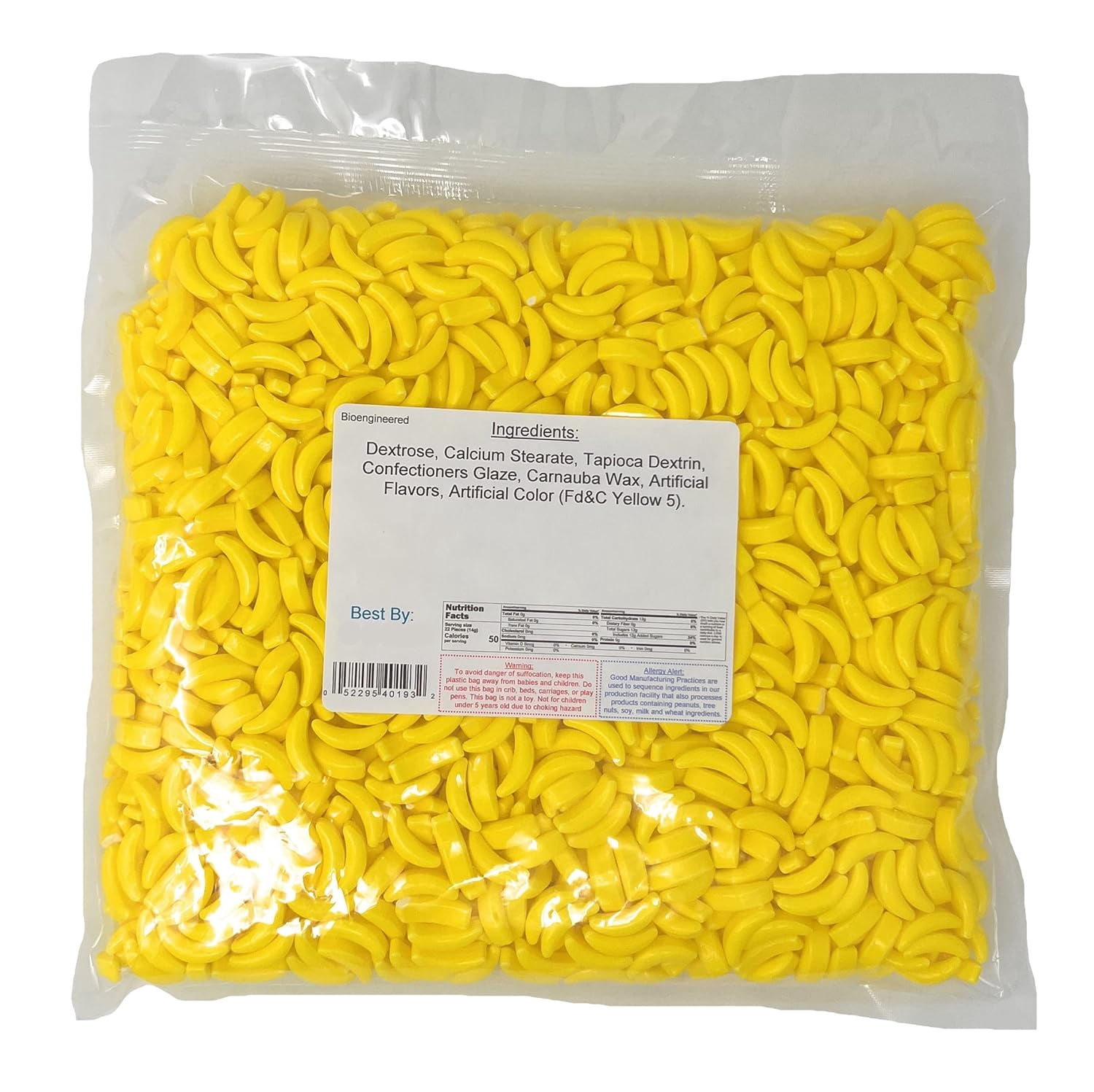 YANKEETRADERS® Bananarama, Banana Shaped Hard Candy, 2 lbs.