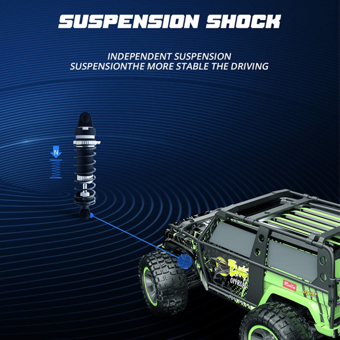 1/10 Scale Brushless High-Speed RC Car, 2.4G 4WD 65KM/H Off-Road Remote Control Climbing Car with Waterproof ESC, RTR Version for Adults