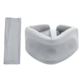 thumbnail image 1 of Collarín cervical universal, portátil, suave, gris, práctico soporte para el cuello, collarín cervical para avión, mujeres, hombres, para dormir,, 1 of 10