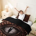 thumbnail image 3 of Erosebridal Dragon Eye Twin Bedding, Black Brown Duvet Cover Set, Black Reversible, 1 Duvet Cover and 1 Pillowcase (No Comforter), 3 of 5